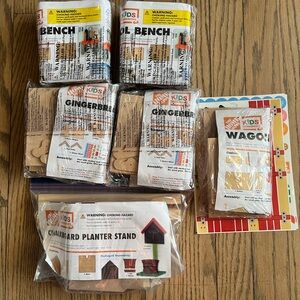 Kids Home Depot Craft Kits Bundle Set of 6
